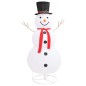 Boneco de neve decorativo com luz LED tecido de luxo 180 cm