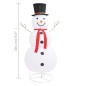 Boneco de neve decorativo com luz LED tecido de luxo 180 cm