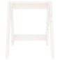 Bancos 2 pcs 40x40x45 cm pinho maciço branco