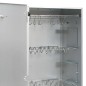 Defumador BBQ c/ aparas madeira 44,5x29x110 cm aço galvanizado