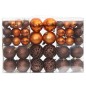 Enfeites de Natal 100 pcs 3 / 4 / 6 cm castanho