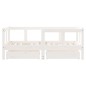 Estrutura cama infantil c/ gavetas 70x140cm pinho maciço branco