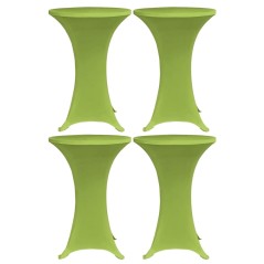 Capa extensível para mesa 4 pcs 70 cm verde