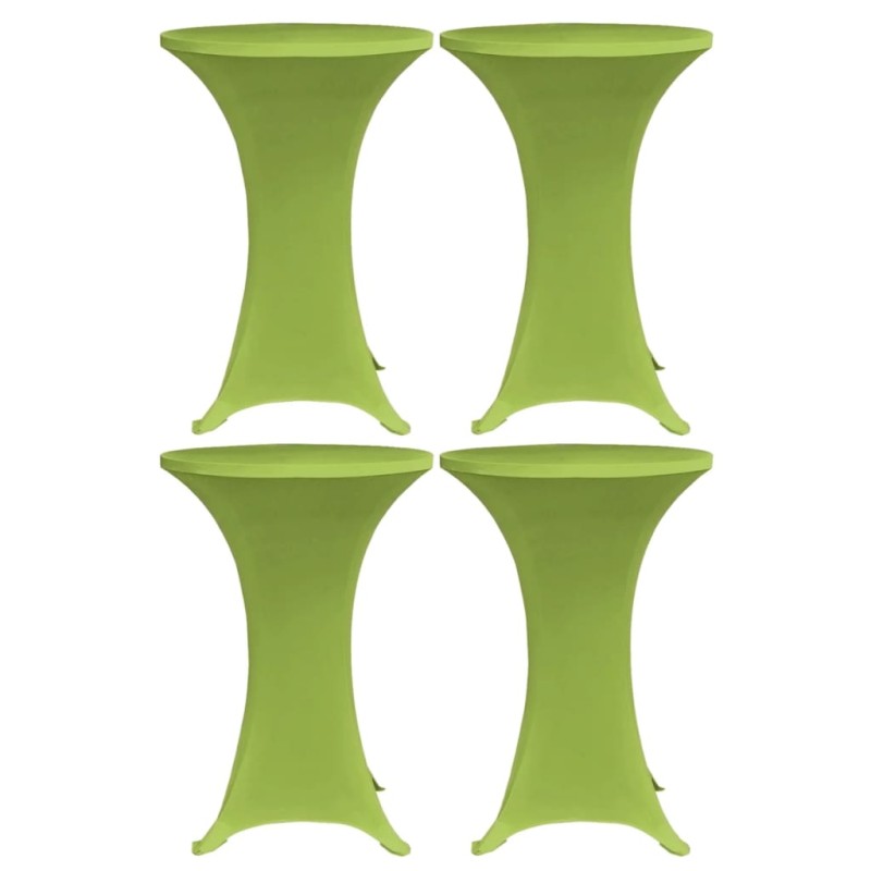 Capa extensível para mesa 4 pcs 70 cm verde-Capas de sofás-Home Retail