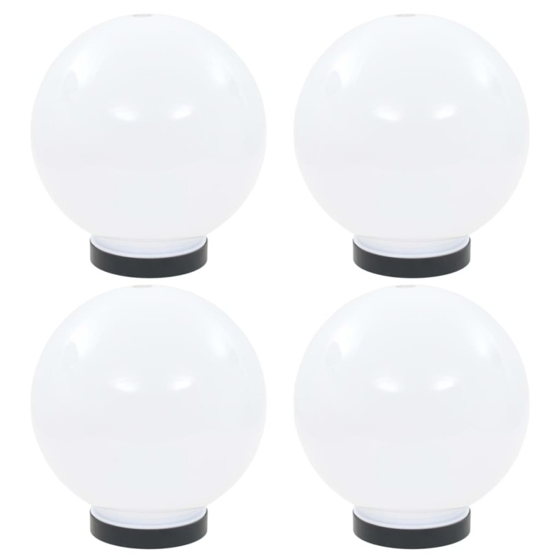 Candeeiros esféricos LED 4 pcs 20 cm PMMA-Iluminação de exterior-Home Retail