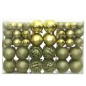 Enfeites de Natal 100 pcs 3 / 4 / 6 cm verde-claro