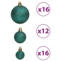 Enfeites de Natal 100 pcs 3 / 4 / 6 cm verde