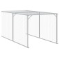 Galinheiro com anexo 117x609x123 cm aço galvanizado antracite