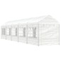 Gazebo com telhado 11,15x2,28x2,69 m polietileno branco