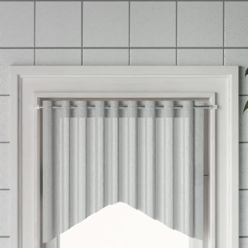 Varões para cortinas 2 pcs 60-105 cm alumínio branco e prateado-Varões de cortinas-Home Retail