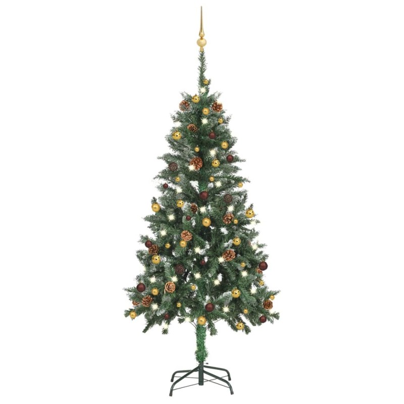 Árvore de Natal artificial pré-iluminada c/ bolas 150 cm-Árvores de Natal-Home Retail