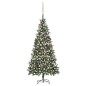 Árvore Natal artificial pré-iluminada c/ bolas e pinhas 210 cm