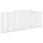 Cestos gabião arqueados 20 pcs 400x30x140/160 ferro galvanizado