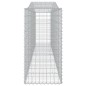 Cestos gabião arqueados 15 pcs 400x50x100/120 ferro galvanizado