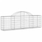 Cestos gabião arqueados 11pcs 200x30x60/80 cm ferro galvanizado