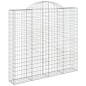 Cestos gabião arqueados 6pcs 200x30x180/200cm ferro galvanizado