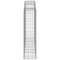 Cestos gabião arqueados 25 pcs 200x50x160/180 ferro galvanizado