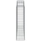 Cestos gabião arqueados 30 pcs 200x50x160/180 ferro galvanizado