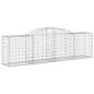 Cestos gabião arqueados 20pcs 300x50x80/100cm ferro galvanizado