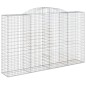 Cestos gabião arqueados 13 pcs 300x50x180/200 ferro galvanizado