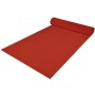 VidaXL Tapete vermelho 1 x 5 m, pesado 400 g/m2