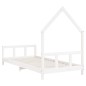 Estrutura de cama infantil 90x190 cm pinho maciço branco