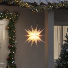 Luz de Natal com LED dobrável 57 cm branco