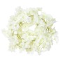 Grinaldas de flores artificiais 6 pcs 180 cm branco