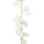 Grinaldas de flores artificiais 6 pcs 180 cm branco