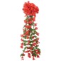 Grinaldas de flores artificiais 3 pcs 85 cm vermelho