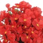 Grinaldas de flores artificiais 3 pcs 85 cm vermelho