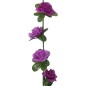 Grinaldas de flores artificiais 6 pcs 240 cm roxo claro