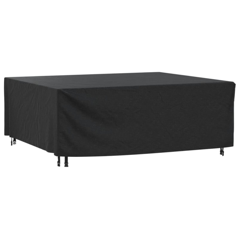 Capa p/ mobiliário jardim 200x160x70 cm impermeável 420D preto-Capas para móveis de jardim-Home Retail