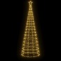 Árvore de Natal luminosa c/ estacas 570 LED 300cm branco quente