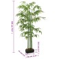 Árvore de bambu artificial 864 folhas 180 cm verde