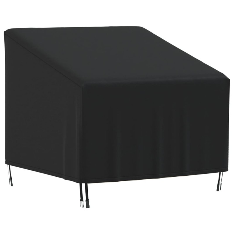 Capa para cadeira de jardim 90x90x50/75 cm 420D oxford preto-Capas para móveis de jardim-Home Retail