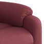 Poltrona de massagens reclin. elevatória tecido vermelho tinto