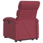 Poltrona de massagens reclin. elevatória tecido vermelho tinto