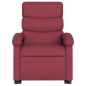 Poltrona de massagens reclin. elevatória tecido vermelho tinto