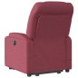 Poltrona de massagens reclin. elevatória tecido vermelho tinto