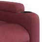 Poltrona de massagens reclin. elevatória tecido vermelho tinto