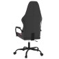 Cadeira gaming massagens couro artificial preto/vermelho tinto