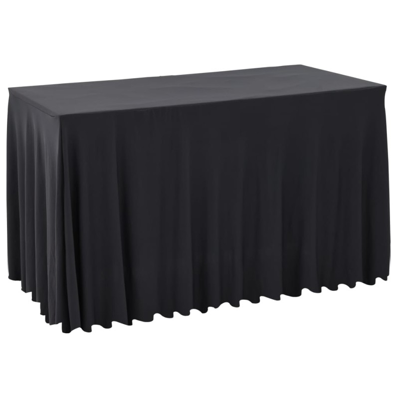 Capa extensível p/ mesa c/ camilha 2 pcs 243x76x74 cm antracite-Capas de sofás-Home Retail