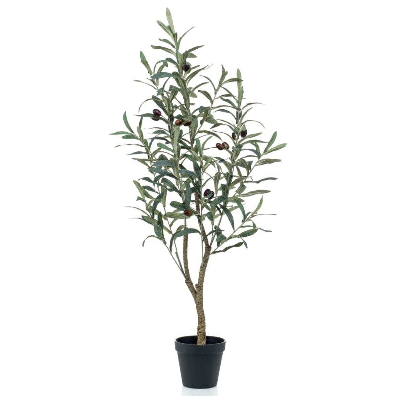 Emerald Oliveira artificial com vaso plástico 90 cm-Flores sintéticas-Home Retail