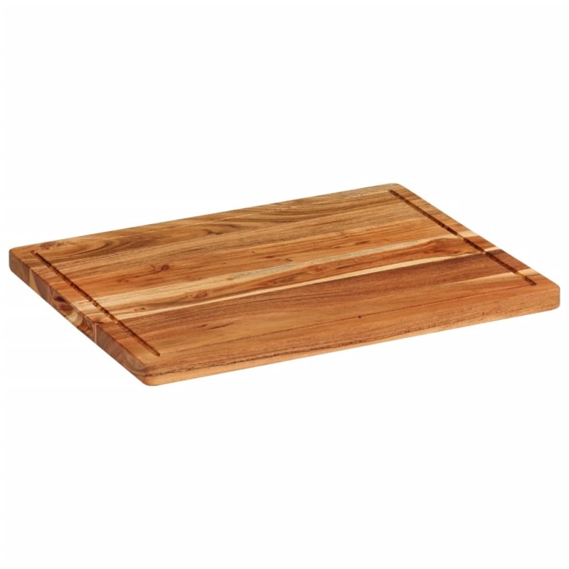 Tábua de cortar 50x38x2,5 cm madeira de acácia maciça-Tábuas de corte para cozinha-Home Retail