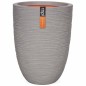 Capi Vaso elegante baixo Nature Rib 36x47 cm cinzento PKGRR782