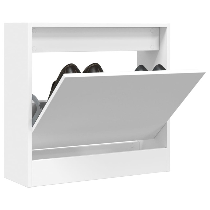 Sapateira 60x21x57 cm derivados de madeira branco-Sapateiras e organizadores-Home Retail